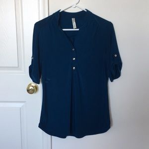Dark turquoise blouse